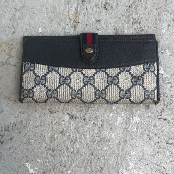 Vintage Gucci, trifold wallet - Picture 1 of 13